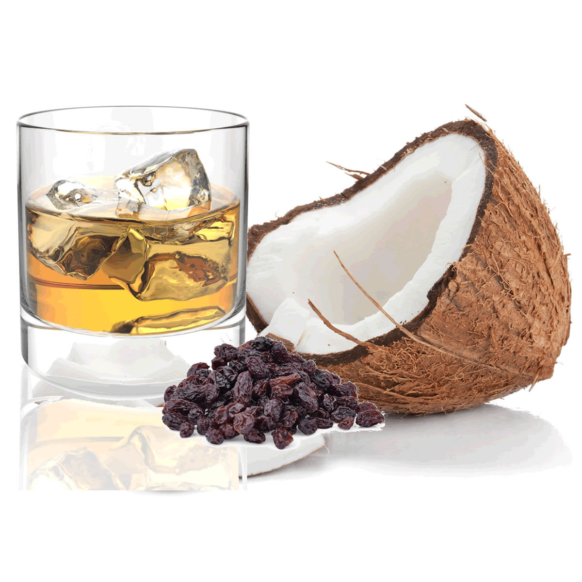 Rum, Rosine und Nuss Lebensmittelaroma